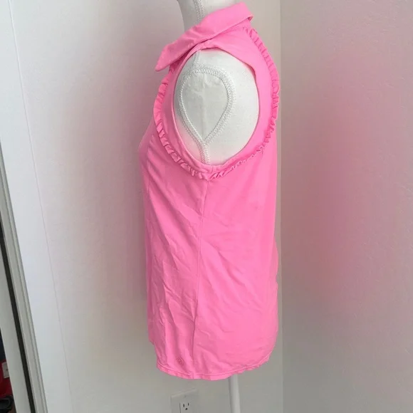 Lilly Pulitzer Luxletic Pink Sleeveless Women's Top - Picture 2 of 4